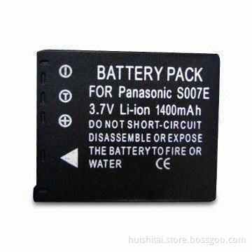 Primary Lithium Battery for Panasonic S007E, with 1,400mAh Capacity and 3.7V Voltage